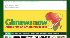 Desktop Screenshot of ghnewsnow.com