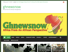 Tablet Screenshot of ghnewsnow.com